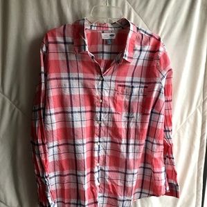 Women's XXL Old Navy Plaid Button Up Shirt